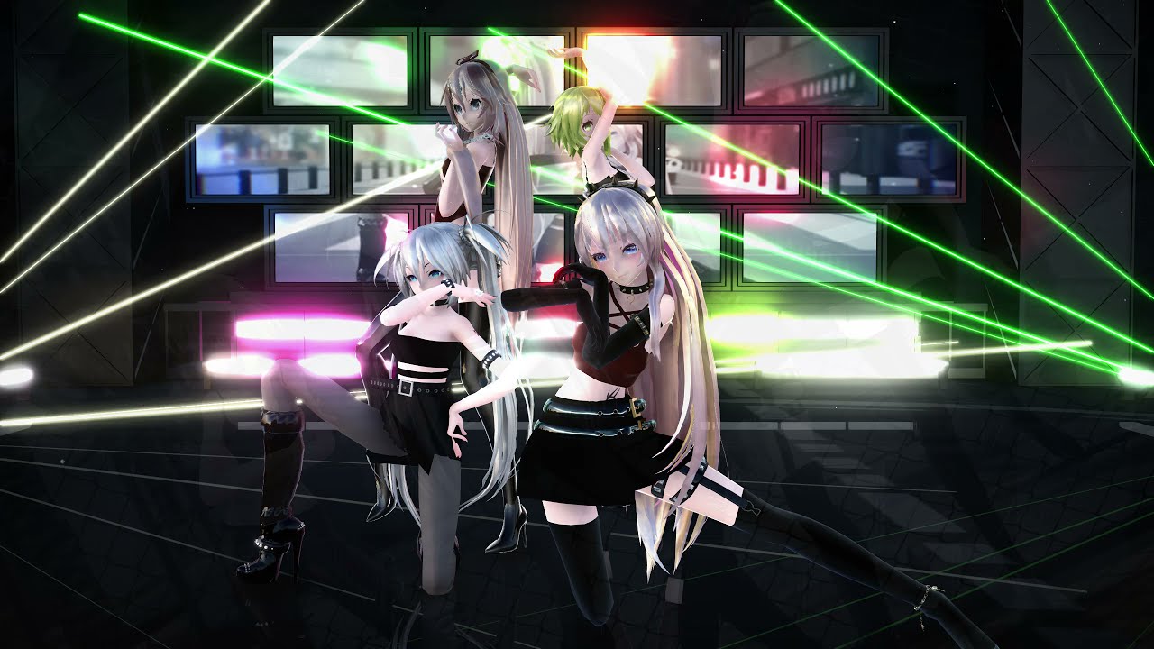 【 MMD 巡音ルカ 】CRAZY   BEAT  [  TDA Luka  Miku  Gumi   IA  ] 2K