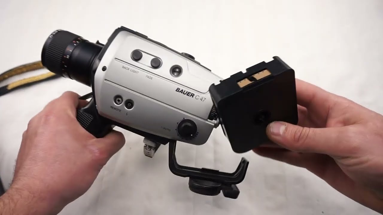 Bauer C 47 Super 8 camera film testing + loading film | For sale + free WW shipping