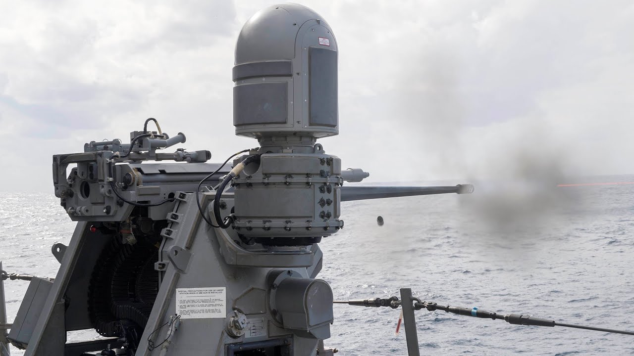 Intense Naval Exercise: Mk 38 Mod 2 vs Simulated Targets