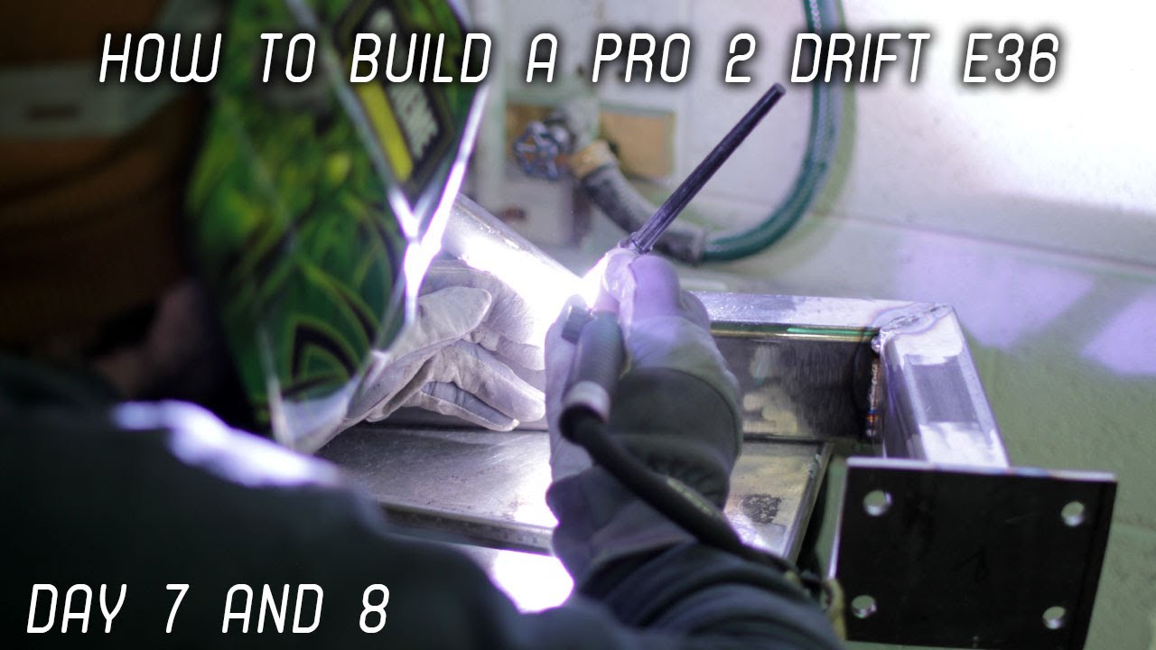HOW TO BUILD A PRO 2 DRIFT BMW E36! DAY 7 & 8 (REAR SPACEFRAME AND JACKING POINT)