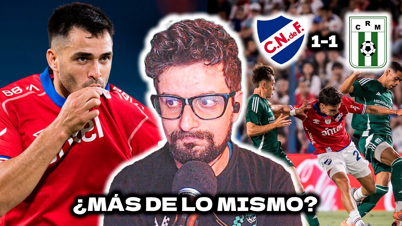 FALTA JUEGO - NACIONAL empató con RACING 1-1. Dejó puntos, nos está costando jugar bien.