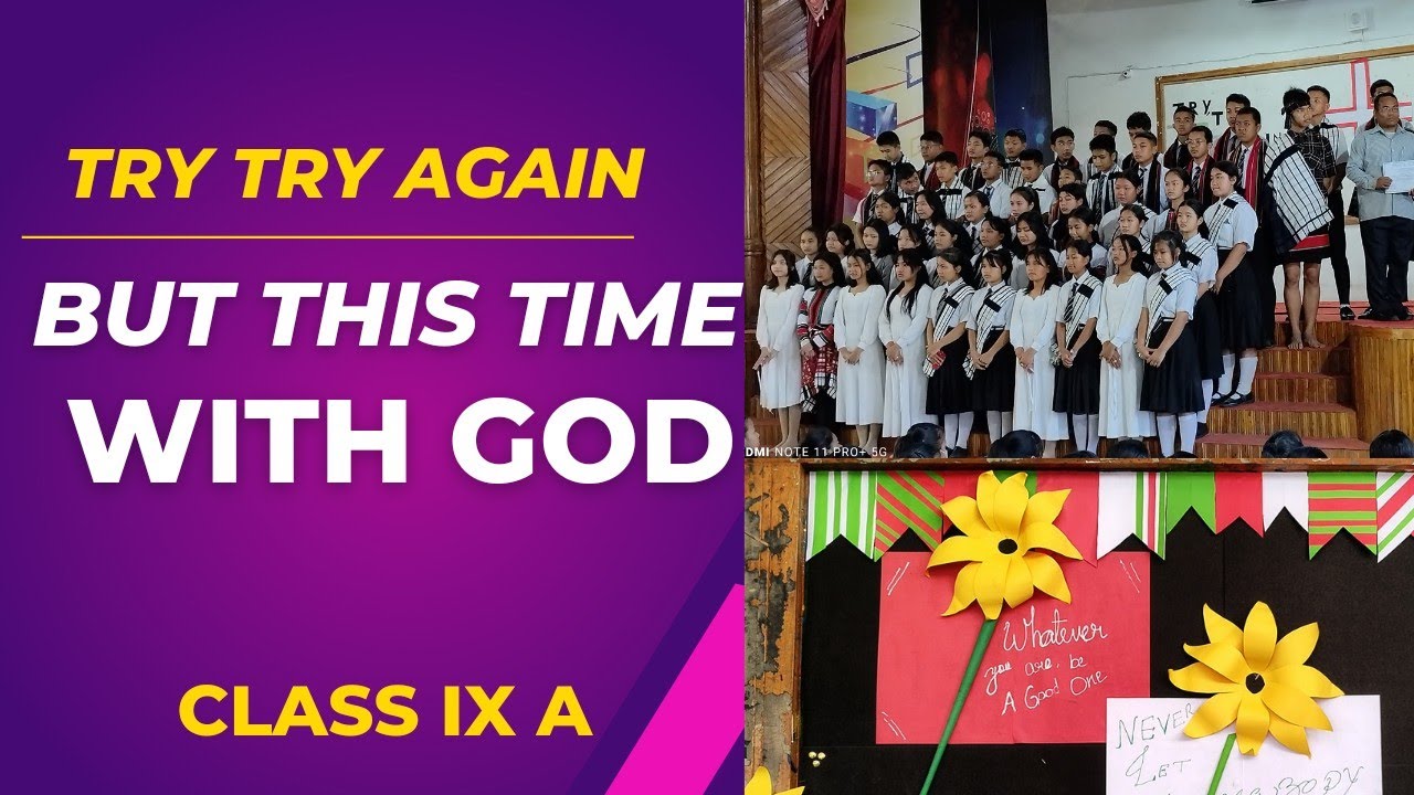 Assembly Conducted by Class IXA. St. John's Hr. Sec. School, Kolasib, Mizoram 2022