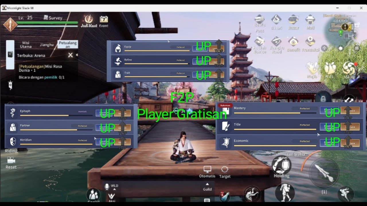 Tips Cara Menaikan Prowess/Power Khusus F2p atau Player Gratisan | Moonlight Blade M