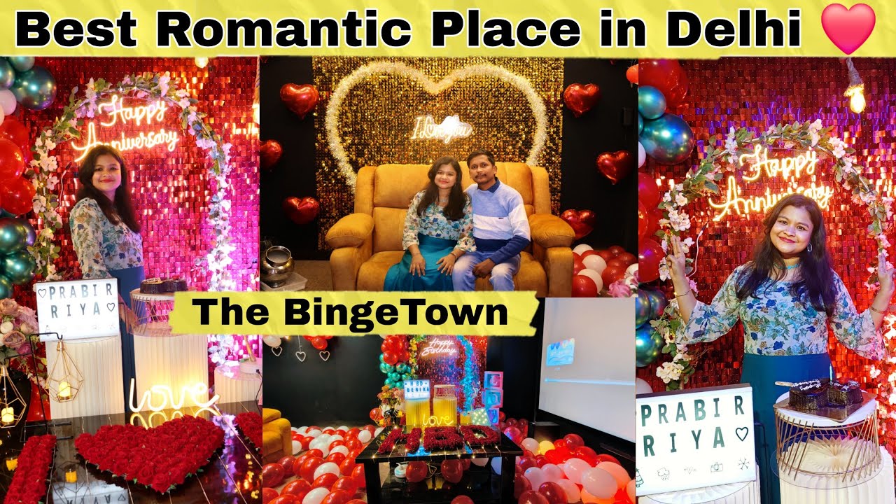 Best Romantic place in Delhi ❤️The Binge Town 🧡 Romantic place for couple ❤️#best #Romantic #delhi