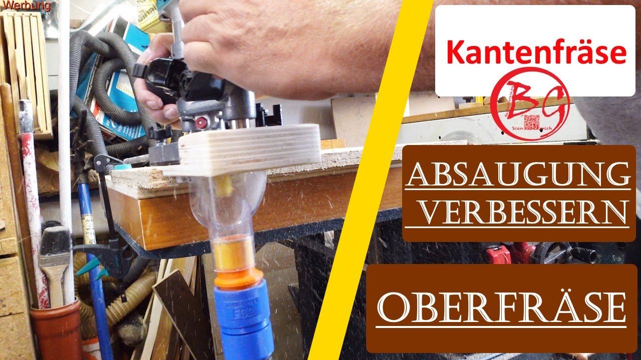 Das ist Neu: Kantenfräse Absaugung verbessern (No.275) #oberfräse #Kantenfräse #makita  # #absaugung