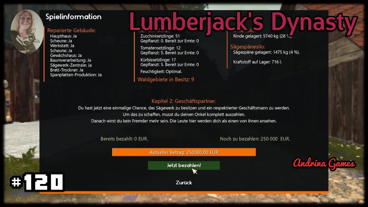 Lumberjack's Dynasty #120 Den Onkel endlich ausbezahlt [Deutsch german Gameplay]
