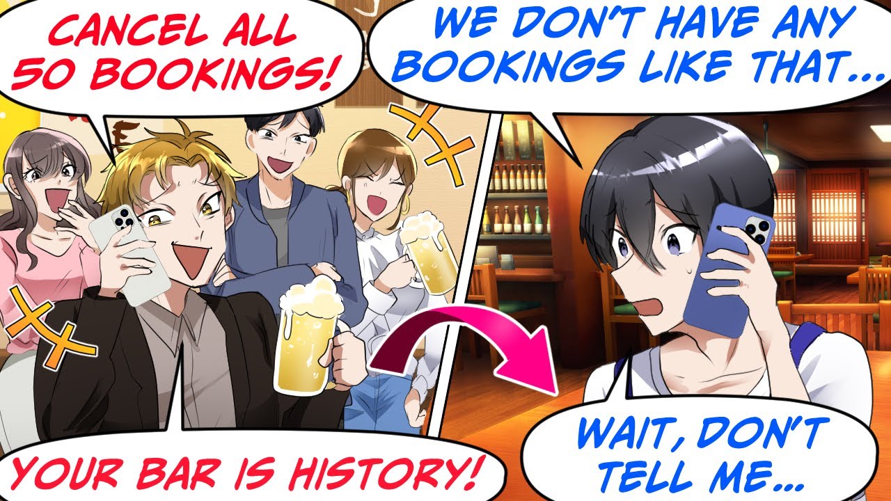 An Old Classmate Tried to Cancel a Booking for 50 People at My Bar, But…[RomCom Manga Dub]