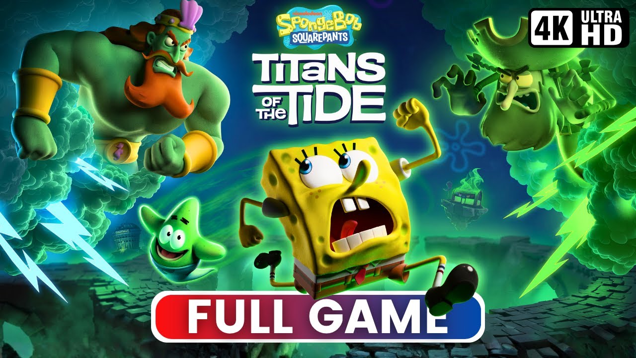 SPONGEBOB SQUAREPANTS: TITANS OF THE TIDE | Full Game (PC Gameplay 4K 60FPS)