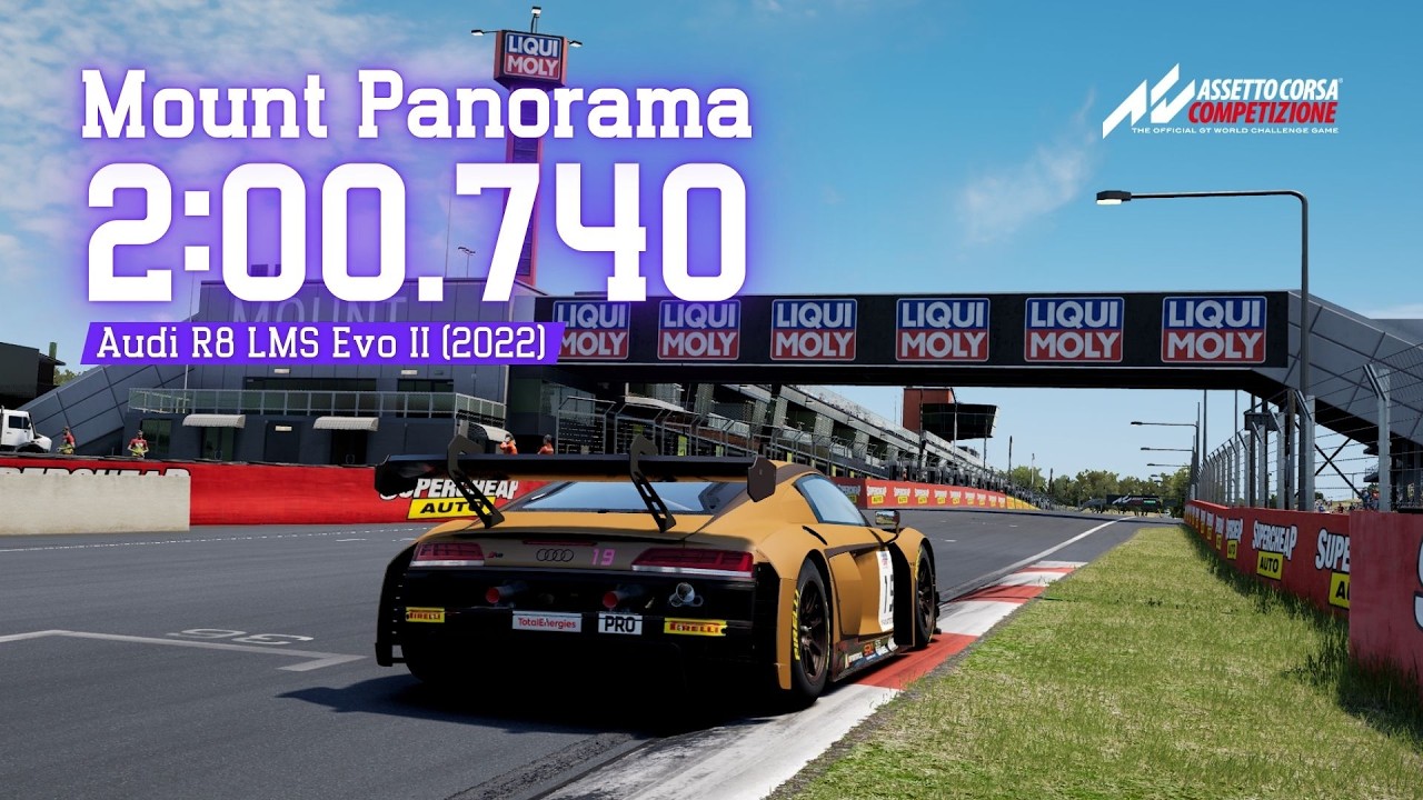 Mount Panorama(마운트 파노라마) Audi R8 LMS evo II 2:00.740 [아세토코르사 컴페티치오네]