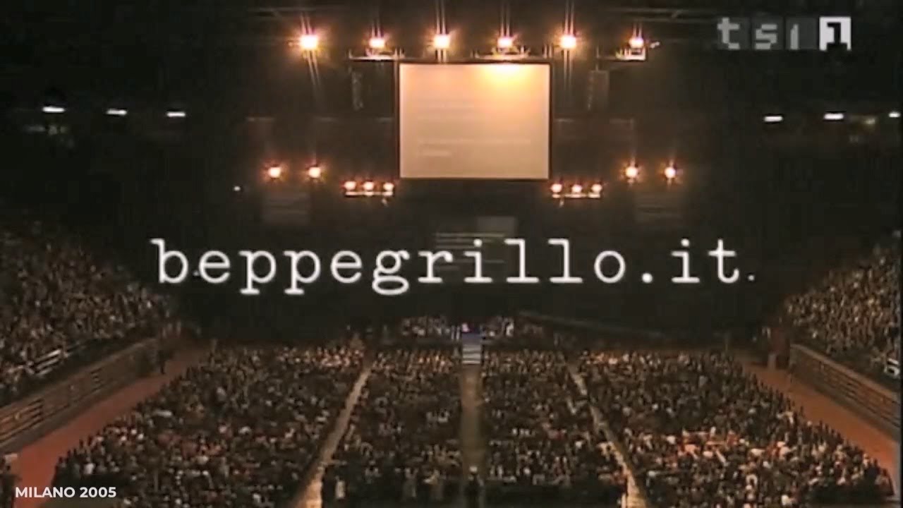 Beppe Grillo .it, spettacolo del 2005 a Milano