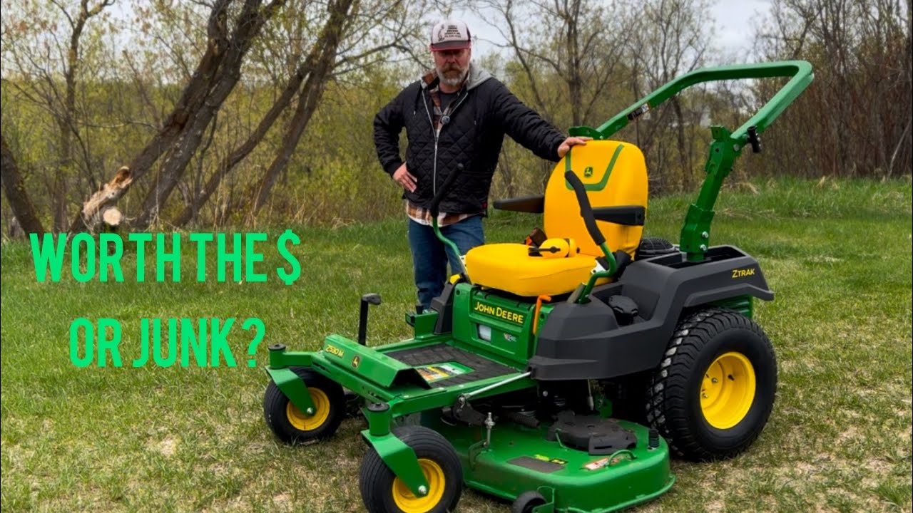 Обзор газонокосилки John Deere Z530M с нулевым радиусом поворота за 1 год
