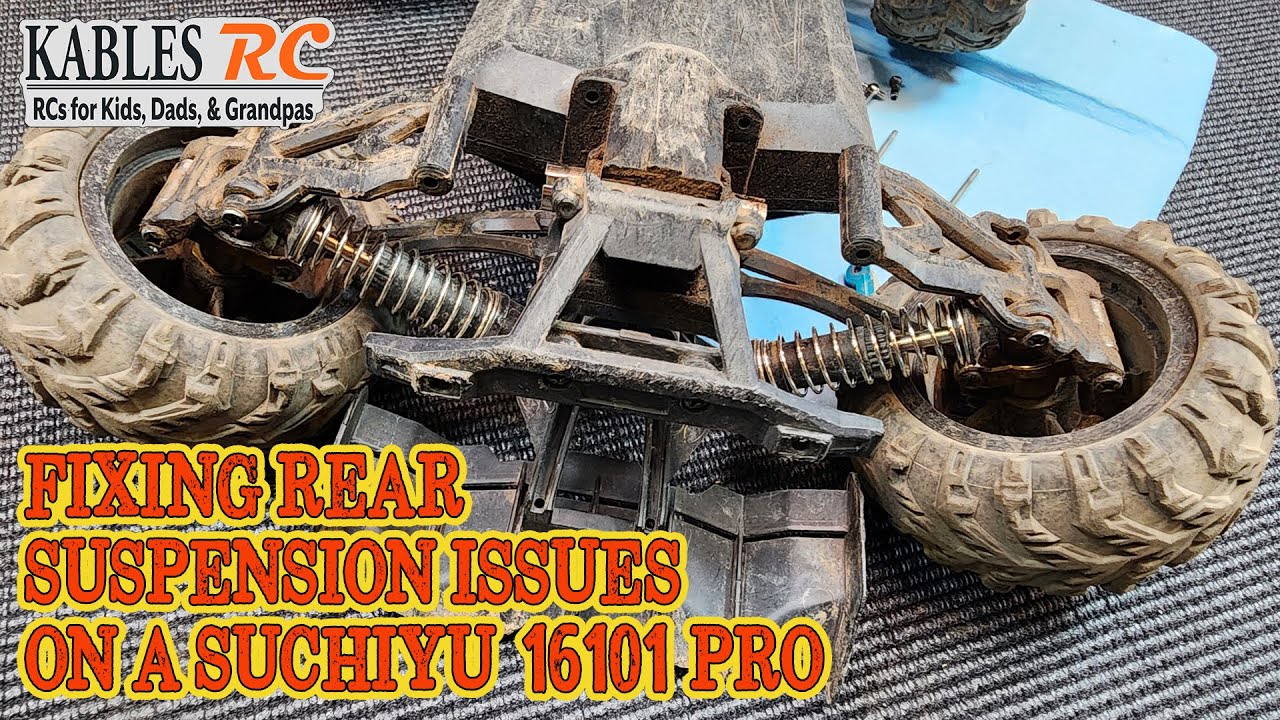 Rear Suspension Repairs to Suchiyu 16101 SCY 16101 RC Car. Ep. 15