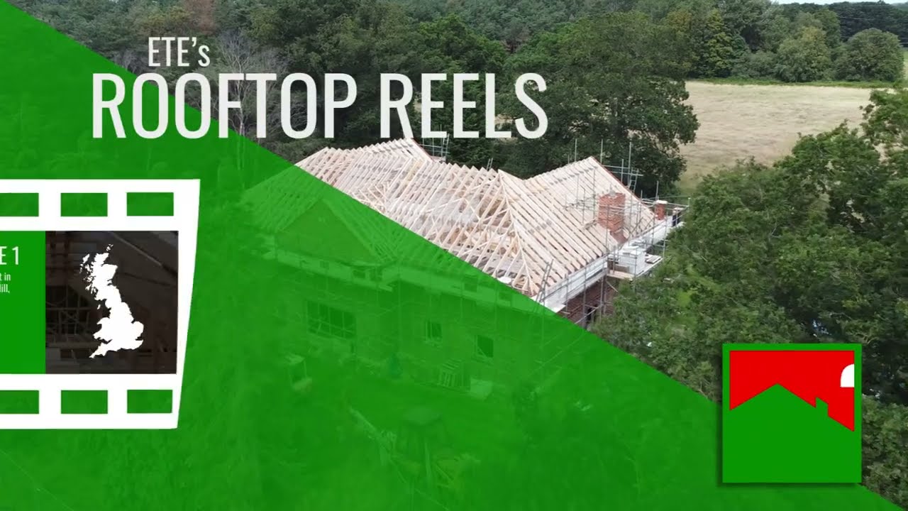 ETE Rooftop Reels Episode 1: Roof Trusses on Self-Build House