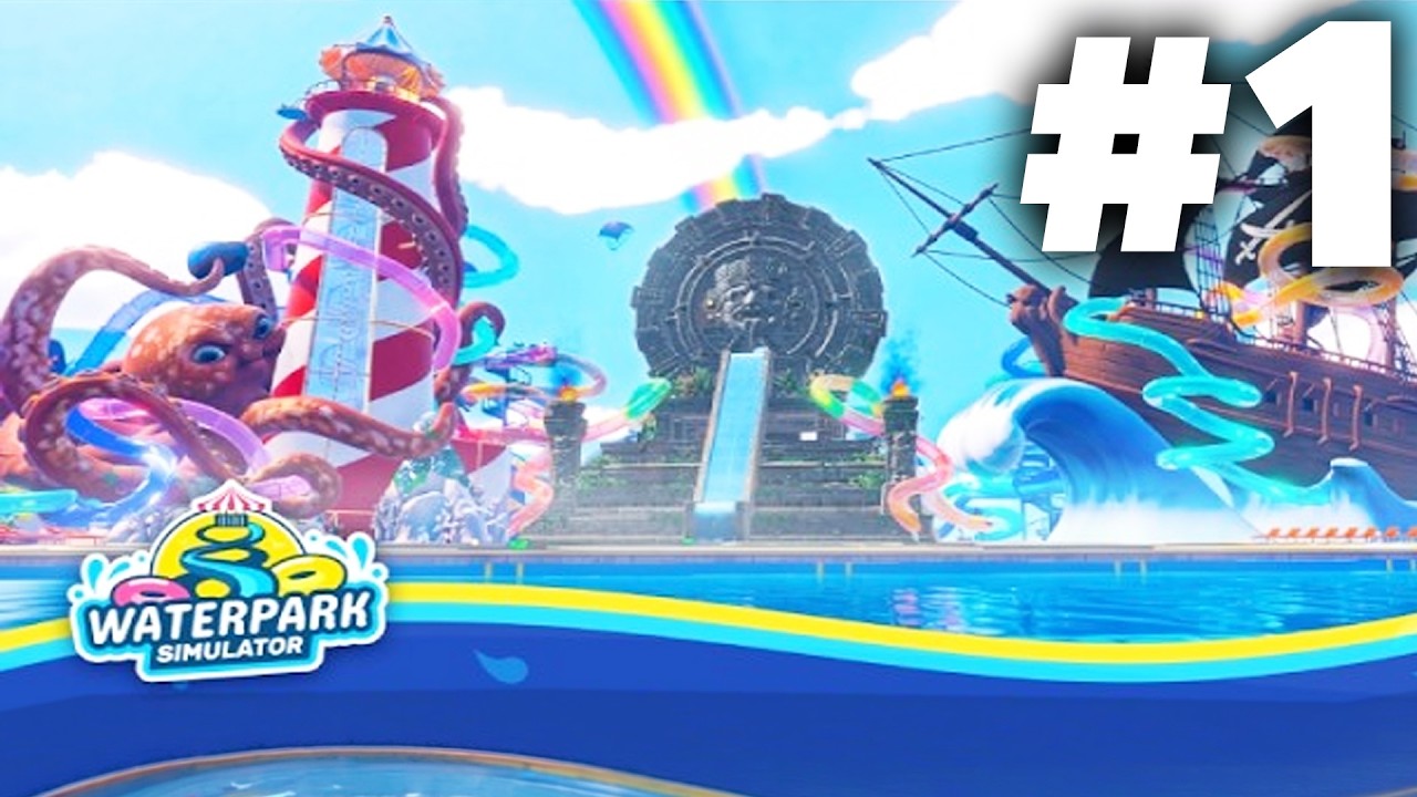 Waterpark Simulator 1.0 Прохождение игры, часть 1 &mdash; ПЛЯЖ