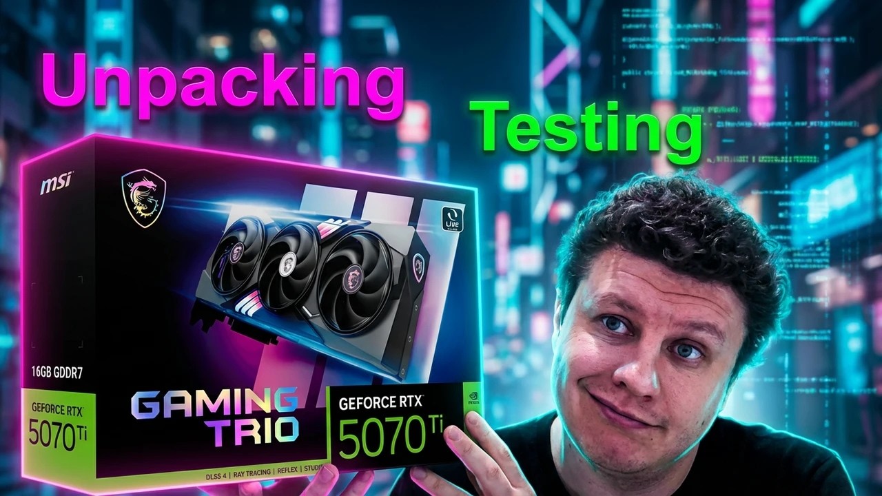 Обзор MSI RTX 5070 Ti Gaming Trio OC тесты температур, шума и производительности #nvidia #msi