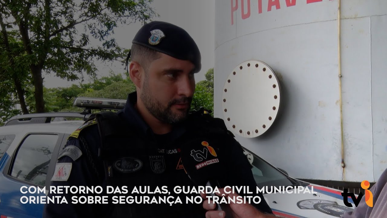 Com retorno das aulas, Guarda Civil Municipal orienta sobre segurança no trânsito