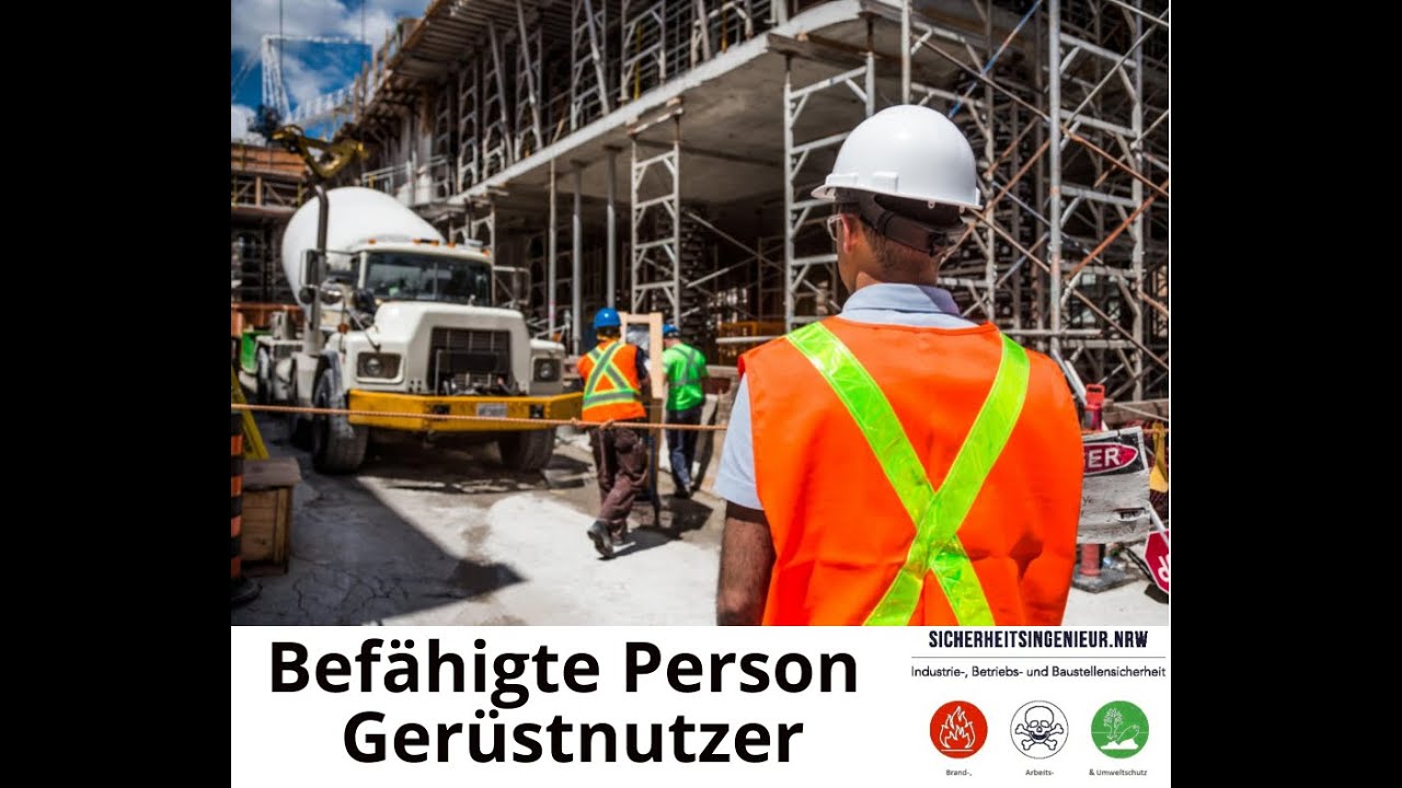 Online Lehrgang: Befähigte Person für den Gerüstnutzer nach DGUV Information 201-011