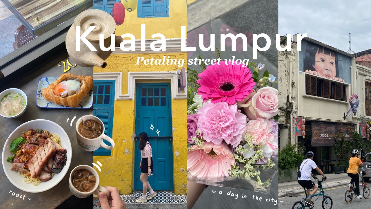 Life in KL 🇲🇾 Exploring Chinatown KL , cafes in Petaling Street,  places to go and where to eat ✨