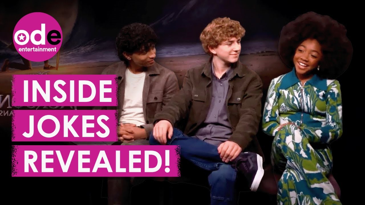 Percy Jackson and the Olympians Trio Being Deeply Unserious
