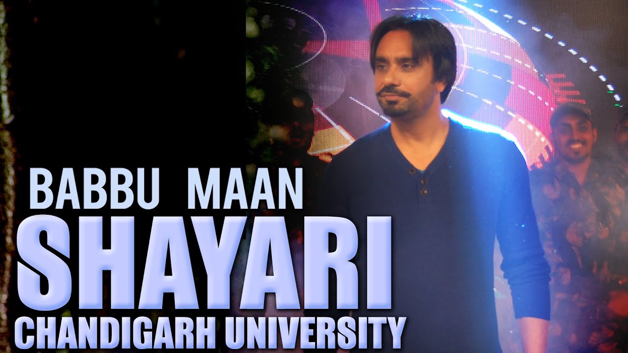 Babbu Maan - Shayari on Ongoing Media ( Press/Media , YouTube ) - Chandigarh University
