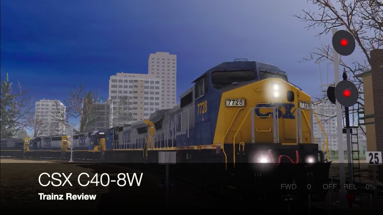CSX C40-8W Trainz 3 Review