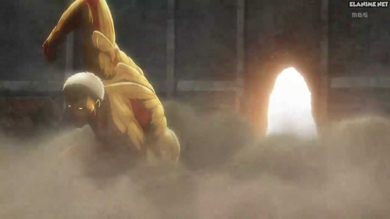 Shingeki No Kyokin - Armored Titan Scene (NO SOUND) - OST 1 [Attack on Titan] 