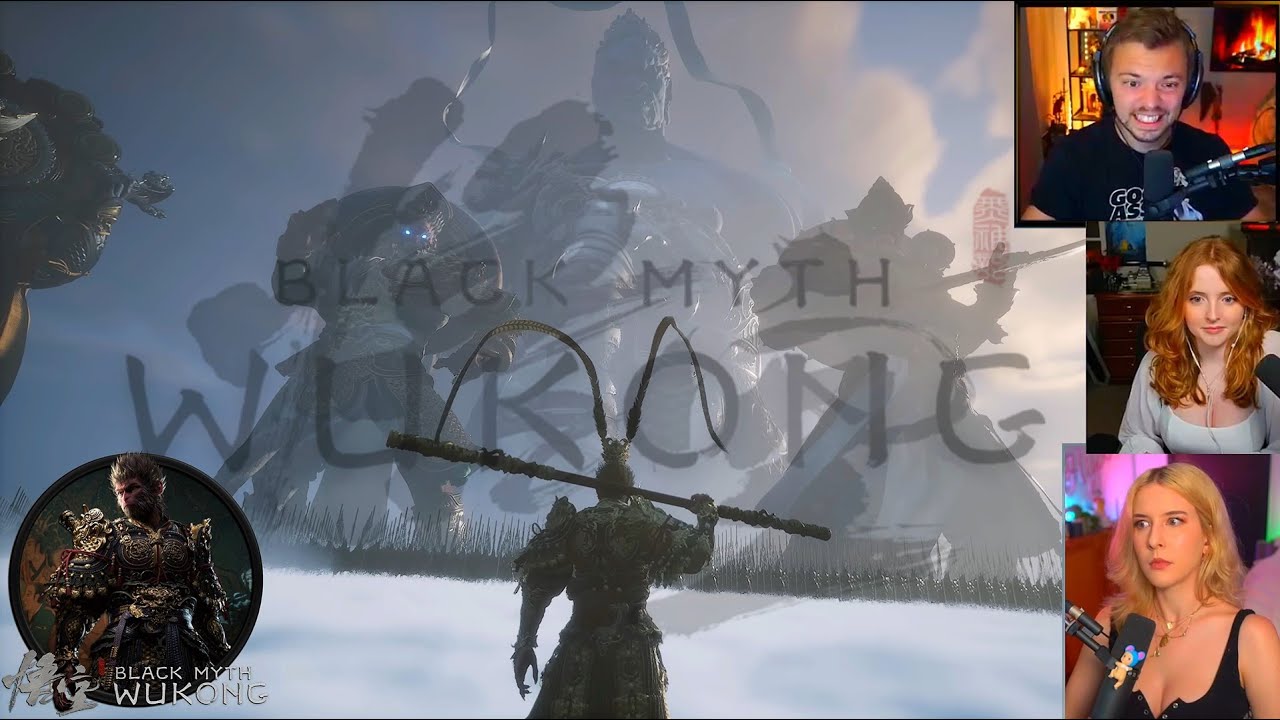 Black myth wukong - Streamers reaction to the opening