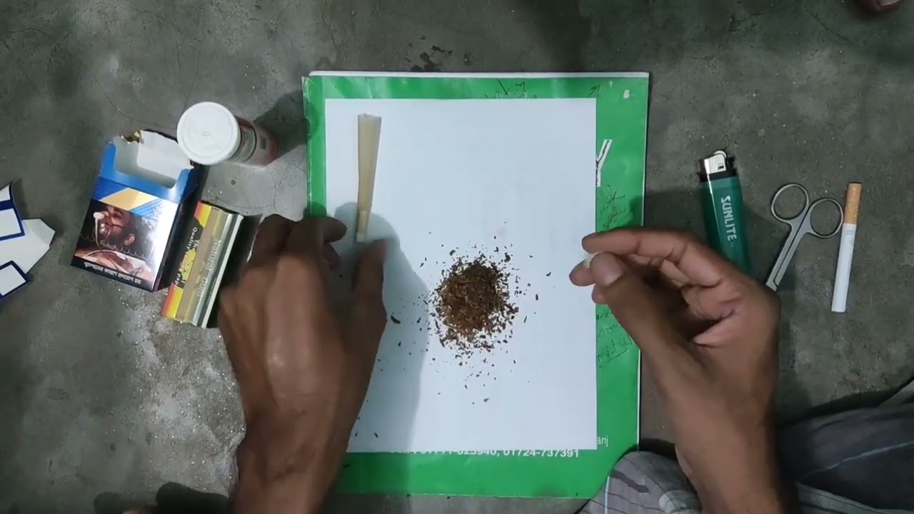 Home made joint. #howtorollajoint #rollingajoint #weed #ganja #cannabis