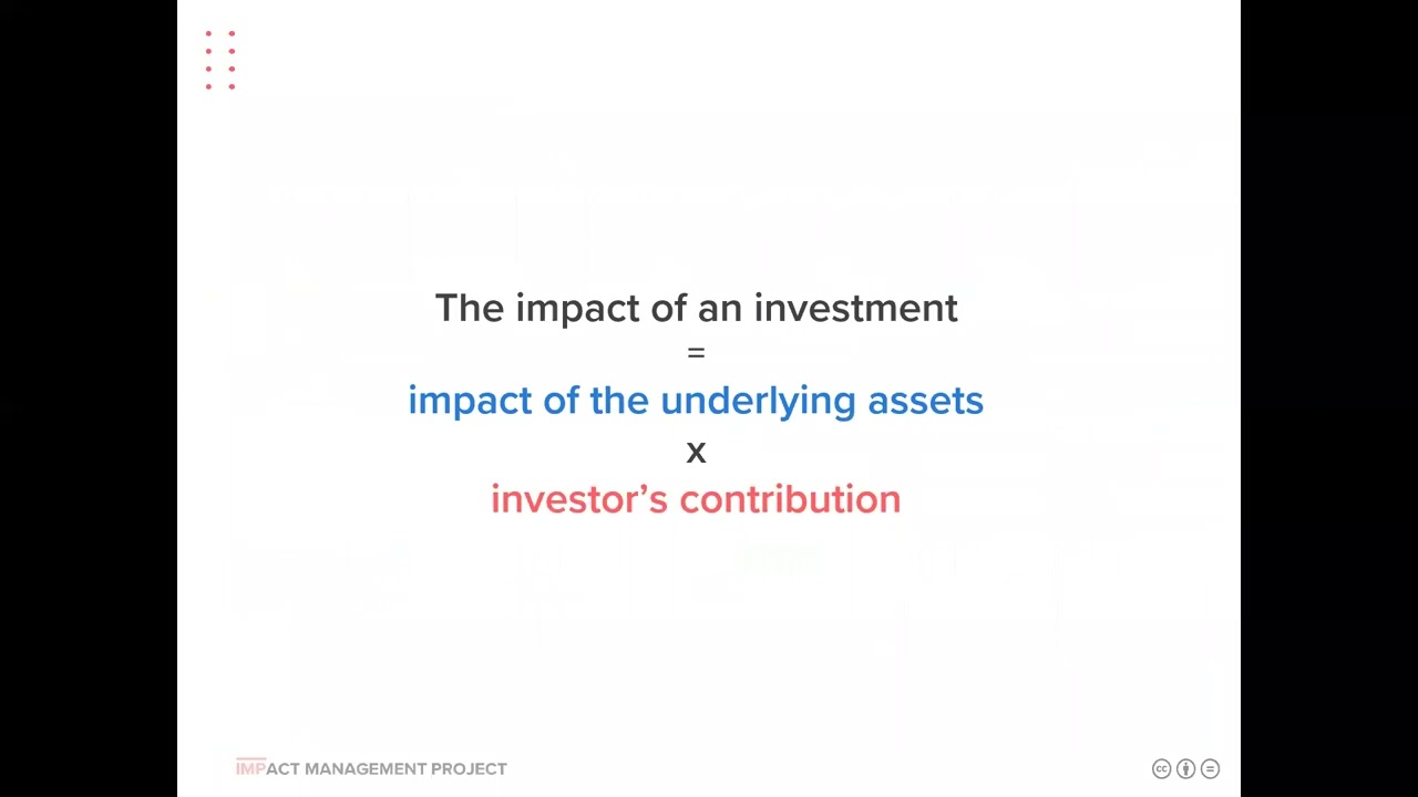 IMP Info Session： Classifying the impact performance of your portfolio