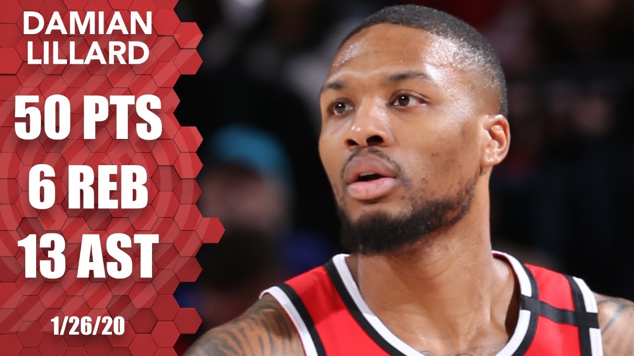 Damian Lillard drops 50 points vs. Pacers | 2019-20 NBA Highlights