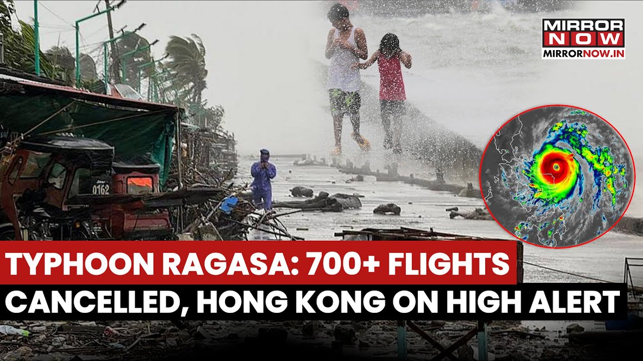 Typhoon Ragasa: 700+ Flights Cancelled | Storm Hits Philippines | Hong Kong On High Alert | Watch