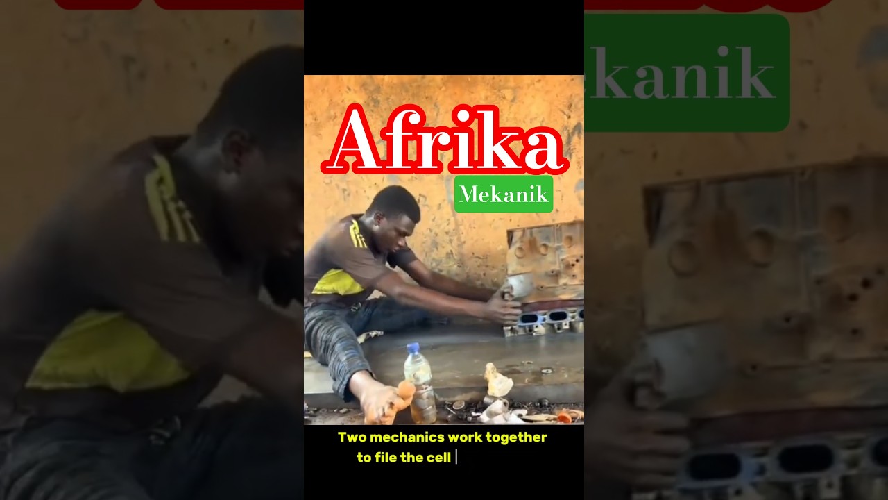 African mechanics rely on muscle 
