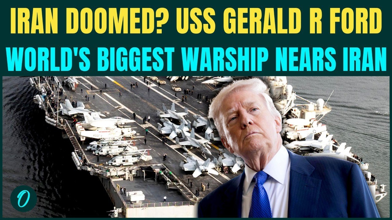 U.S' DEADLIEST Warship Storms Iran! 75+ Aircraft Armada, USS Gerald R Ford JOINS USS Abraham Lincoln
