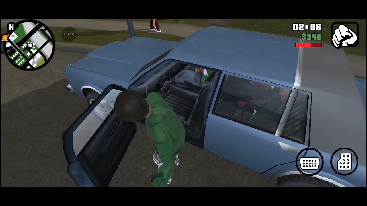 A parte 3 do gta San Andreas onde Sweet Ryder e big smoke  atacam o território dos ballas