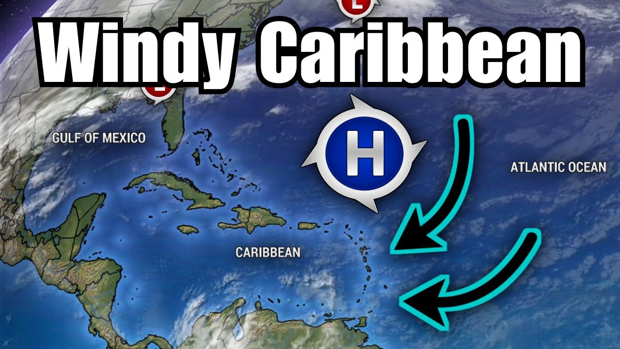 Windy in the Caribbean....