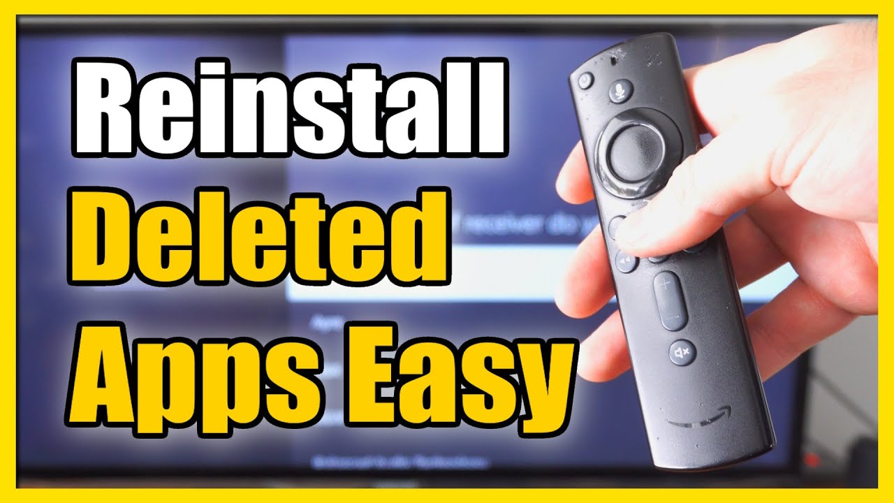 Как переустановить удаленные приложения на Amazon Fire TV Stick (краткое руководство)