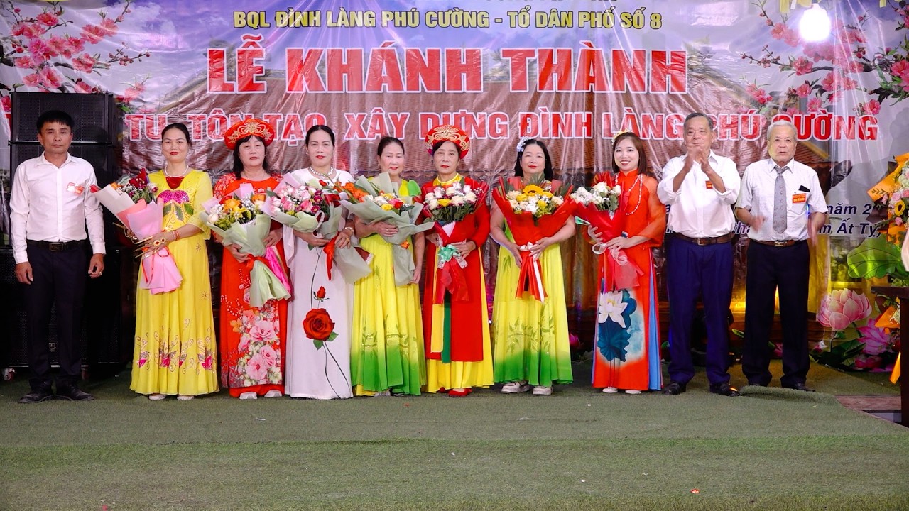 ĐÊM GIAO LƯU VĂN NGHỆ MỪNG LỄ KHÁNH THÀNH ĐÌNH PHÚ CƯỜNG
