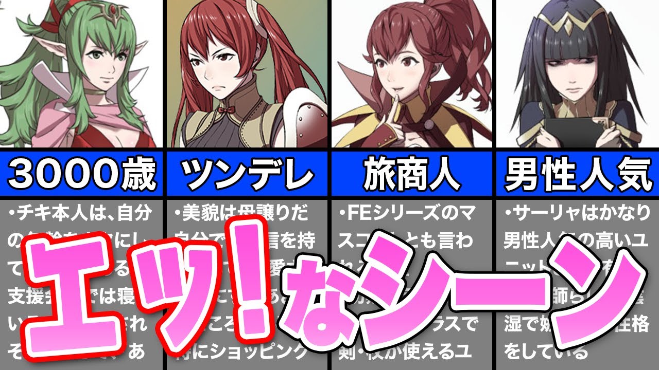 【FE・覚醒】最高に叡智な女性キャラ【ゆっくり解説】
