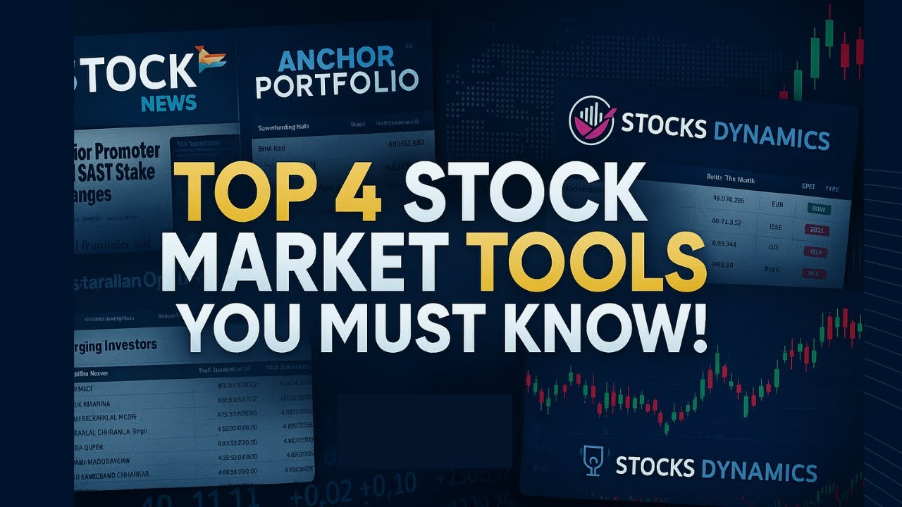 Discover the Best Stock Market Tools in India | Track Bulk Deals, News, Analysis & Anchor Portfolios