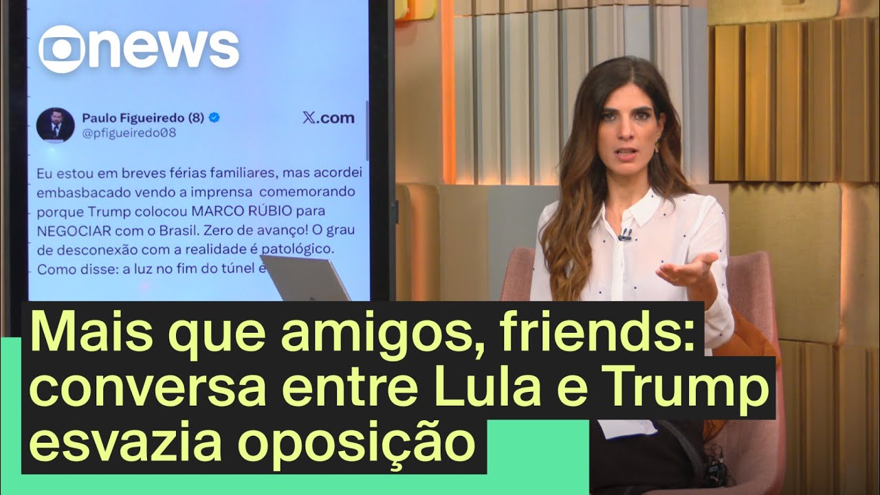 Contrariando bolsonaristas, Trump diz que gostou de conversa com Lula e que vão se ver em breve
