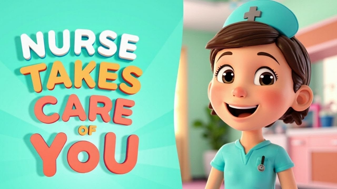 Nurse Takes Care of You 🩺 | ABC Jobs Song for Kids | Learn Letter N with a Caring Nurse