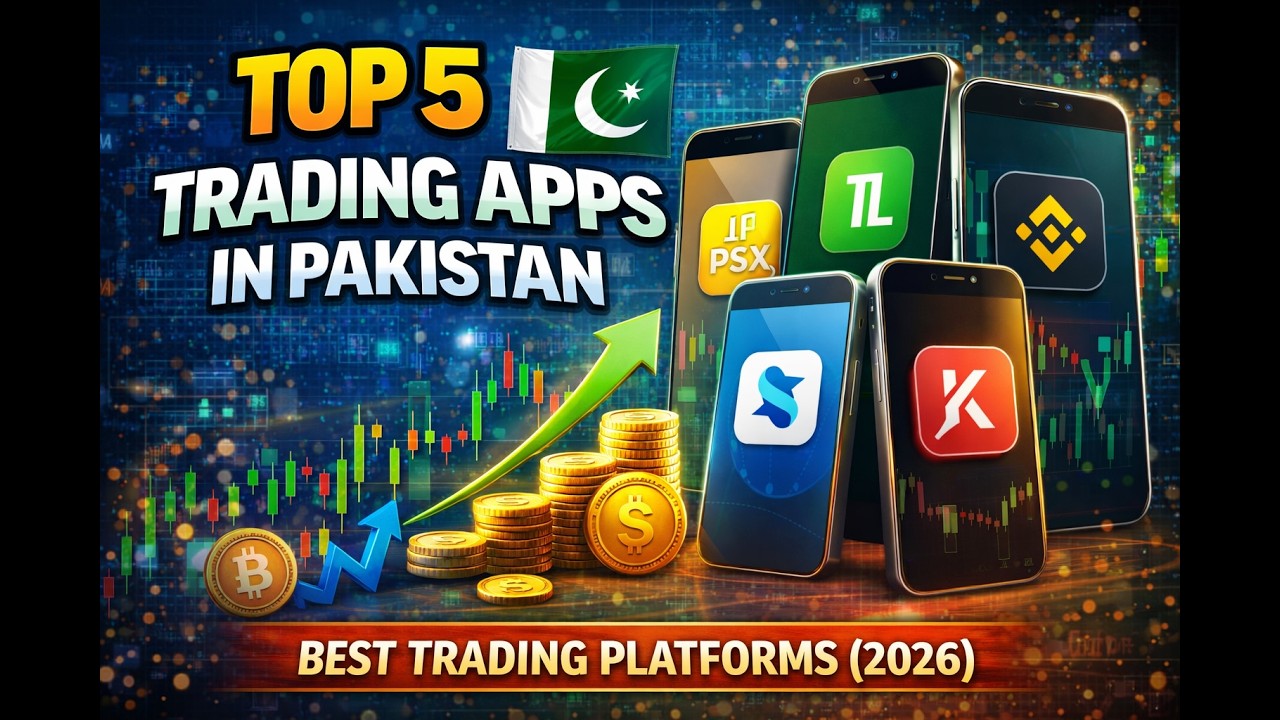 Best Trading Apps in Pakistan 🇵🇰 Top 5 Platforms for Beginners & Investors