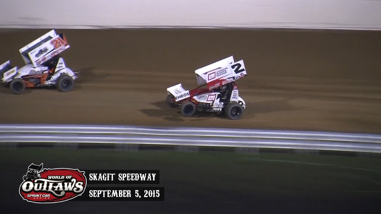 Highlights: World of Outlaws Sprint Cars Skagit Speedway September 5th, 2015