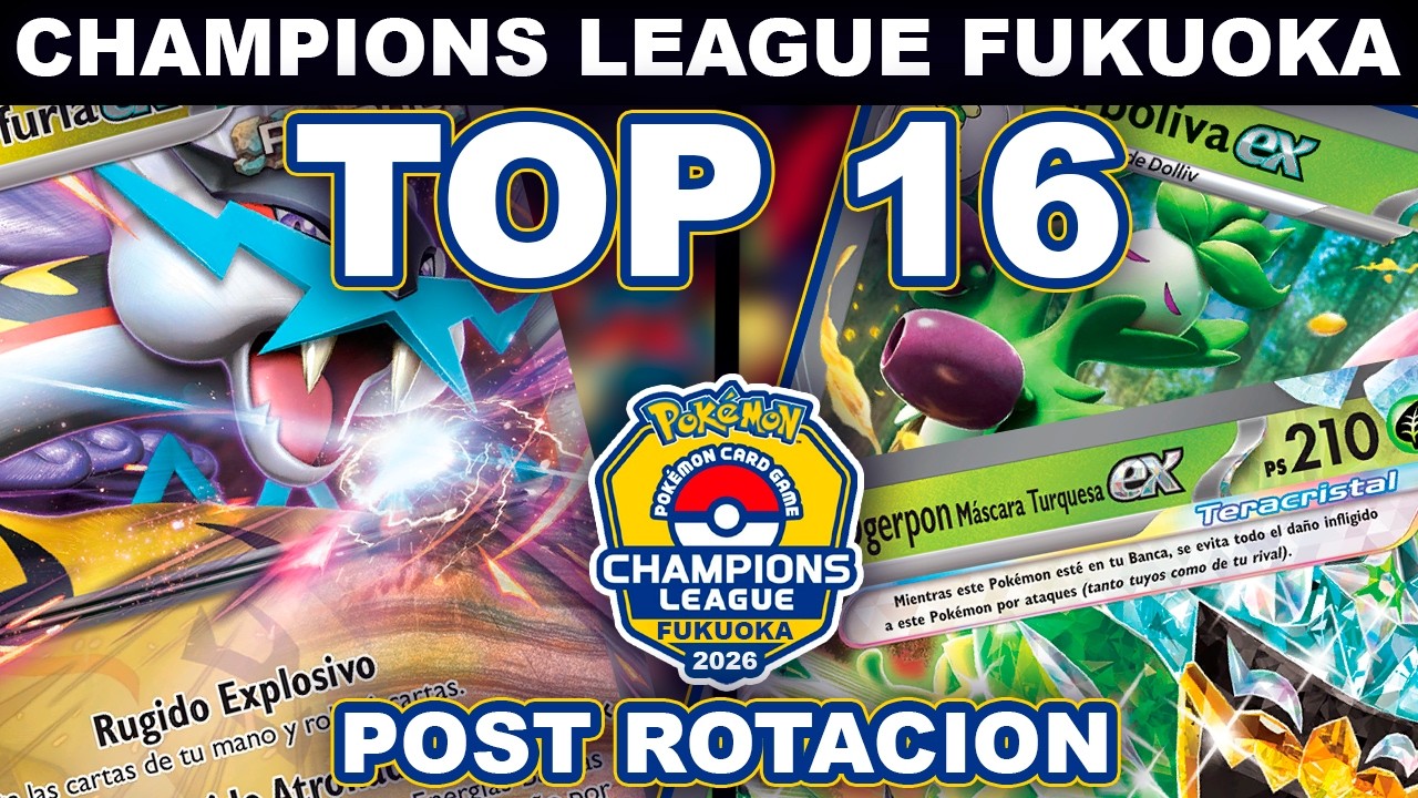 LO QUE PEGA OGERPON PLANTA | POKEMON TCG POST ROTACION Top 16 CHAMPIONS LEAGUE FUKUOKA 2026