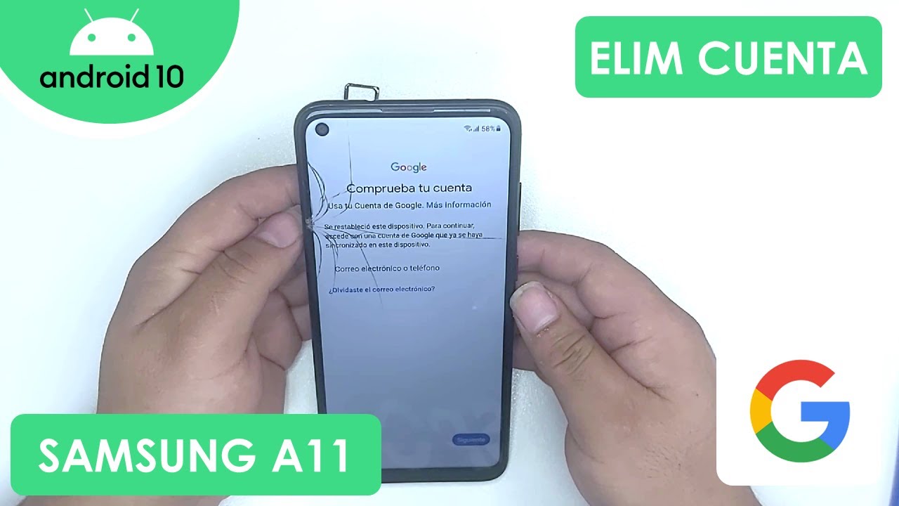 Quitar Cuenta de Google Samsung A11 | Android 10, Android 11 | FRP Test Point