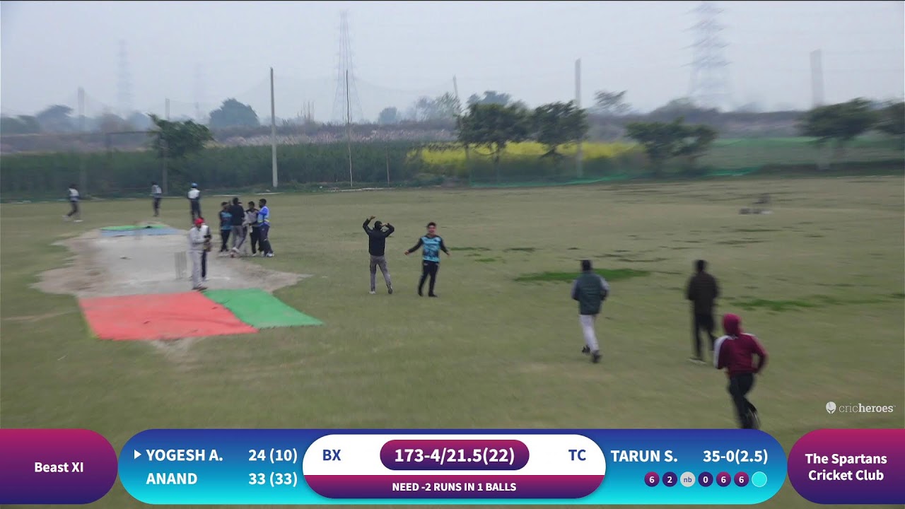 THE SPARTAN CLUB VS BEAST 11 INDIVIDUAL MATCH ON AVI CRICKET GROUND