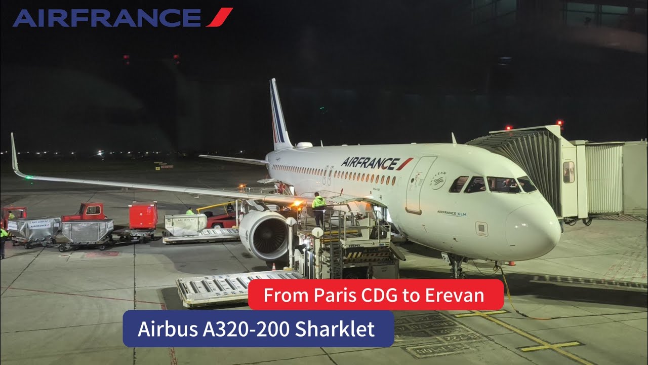 Trip Report | Air France ✈️ A320-200 Sharklets | Paris (CDG) → Yerevan (EVN)
