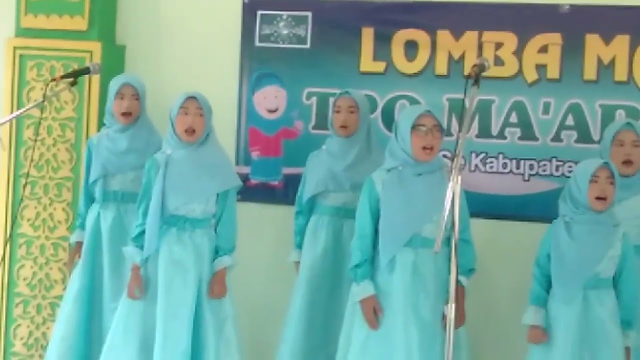 ICHA dkk, JUARA 1 LOMBA MARS TPQ KAB.BLITAR