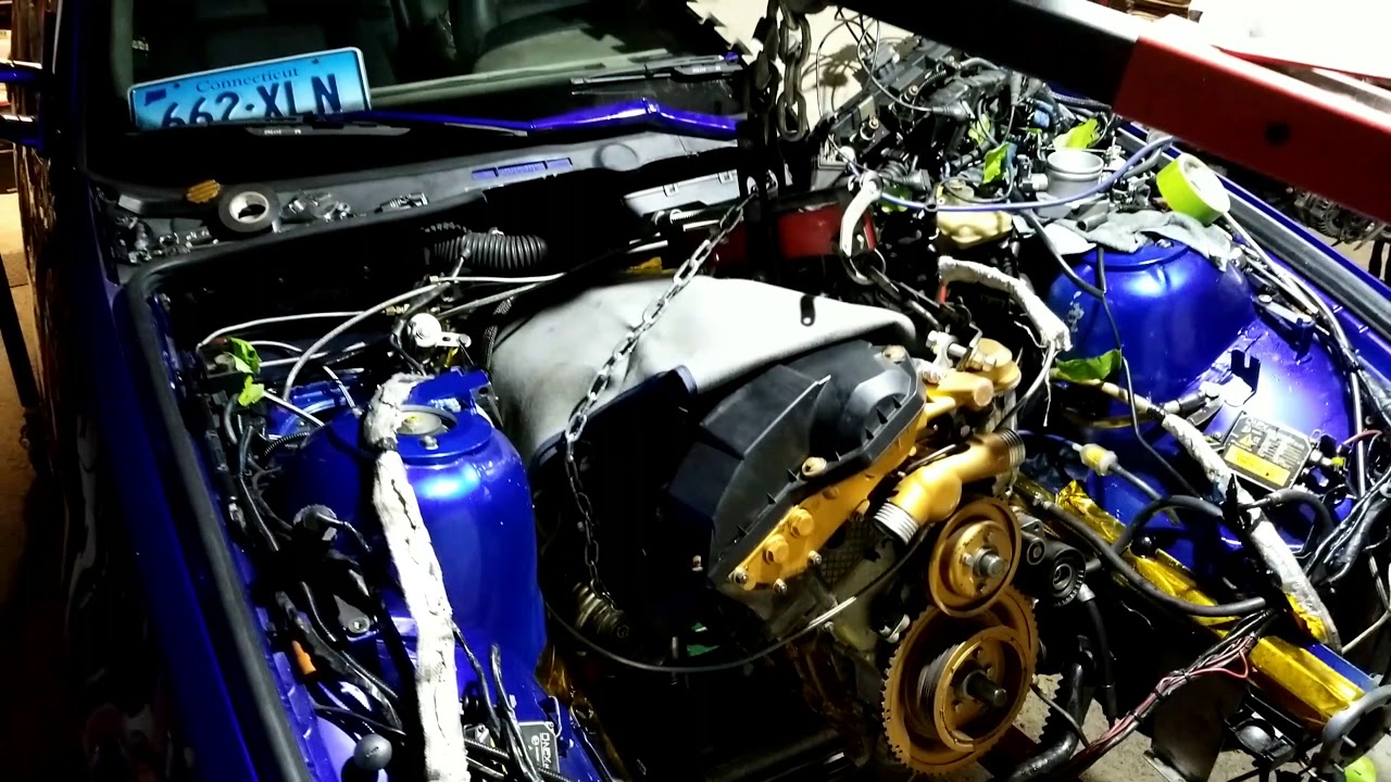 BMW e36 s52 boosted engine Rebuild part 1