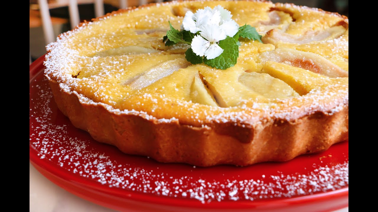Tarta de Peras y Almendras - Como hacer una tarta espectacular para mamá
